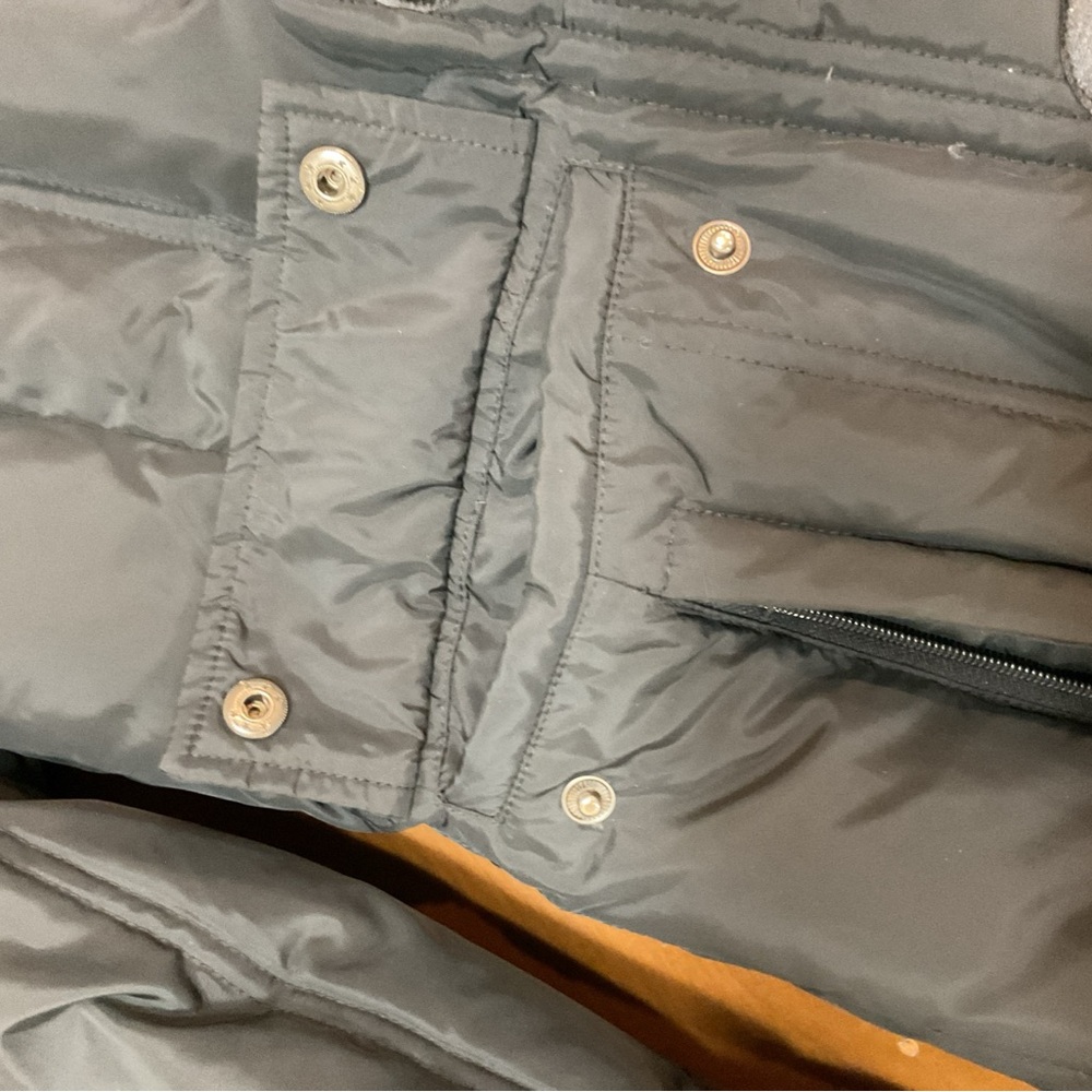 Larry Levine Down Womens Black Long Sleeve Winter Coat Size Large - Picture 7 of 16